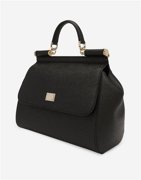 Large Sicily shopper in Black for Women 